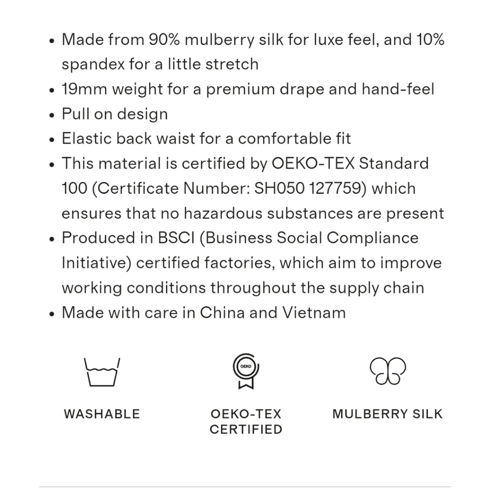 Quince Washable Stretch Silk Palazzo Pants In Lava Smoke - Picture 10 of 15